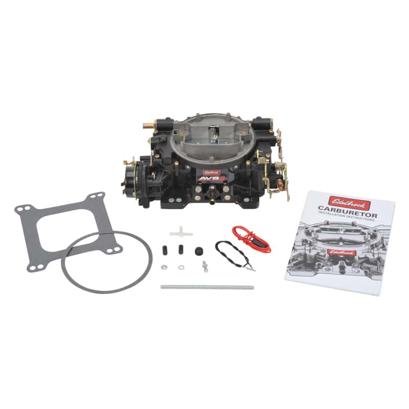 Edelbrock — Edelbrock Carburetor Thunder AVS2 Series 650 CFM Electric Choke Black Powder Coated (Non-EGR) - view 1