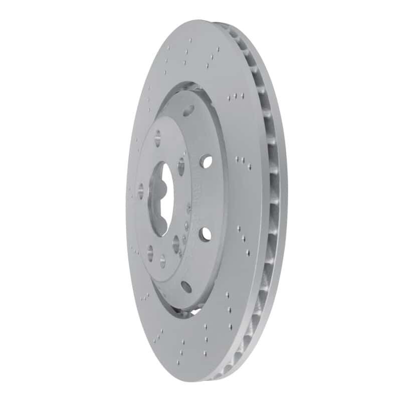 DFC — DFC 07-08 Audi RS4 Left Rear Drilled Hi-Carbon Alloy Geomet Coated Rotor
DFC Brake Rotor - view 1