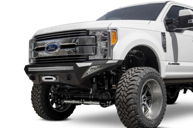 Addictive Desert Designs — Addictive Desert Designs 17-18 Ford F-250 Super Duty Stealth Fighter Front Bumper w/ Winch Mounts
Bumper- Front
Bumpers - view 11