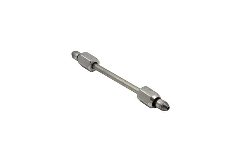 Fleece Performance — Fleece Performance 7in High Pressure Fuel Line (8mm x 3.5mm Line M14x1.5 Nuts) - view 1