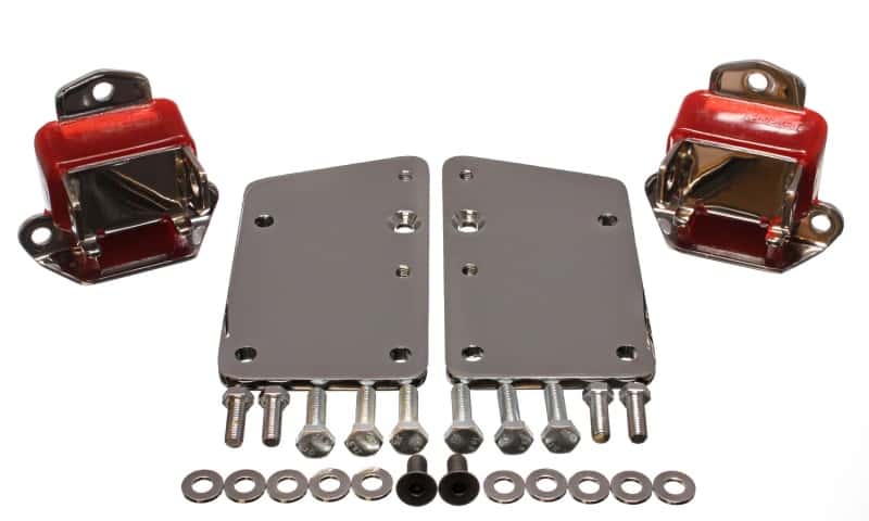 Energy Suspension — Energy Suspension Ls Conversion Motor Mount Set - Red
Motor Mount Set - view 1