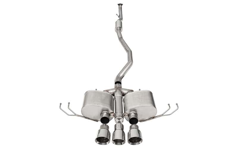 CORSA Performance — Corsa 2017-2021 Honda Civic Type R 3in Cat Back Exhaust - Polished Pro-Series Tri 4.5in Tip (Xtreme)
Exhaust - view 1