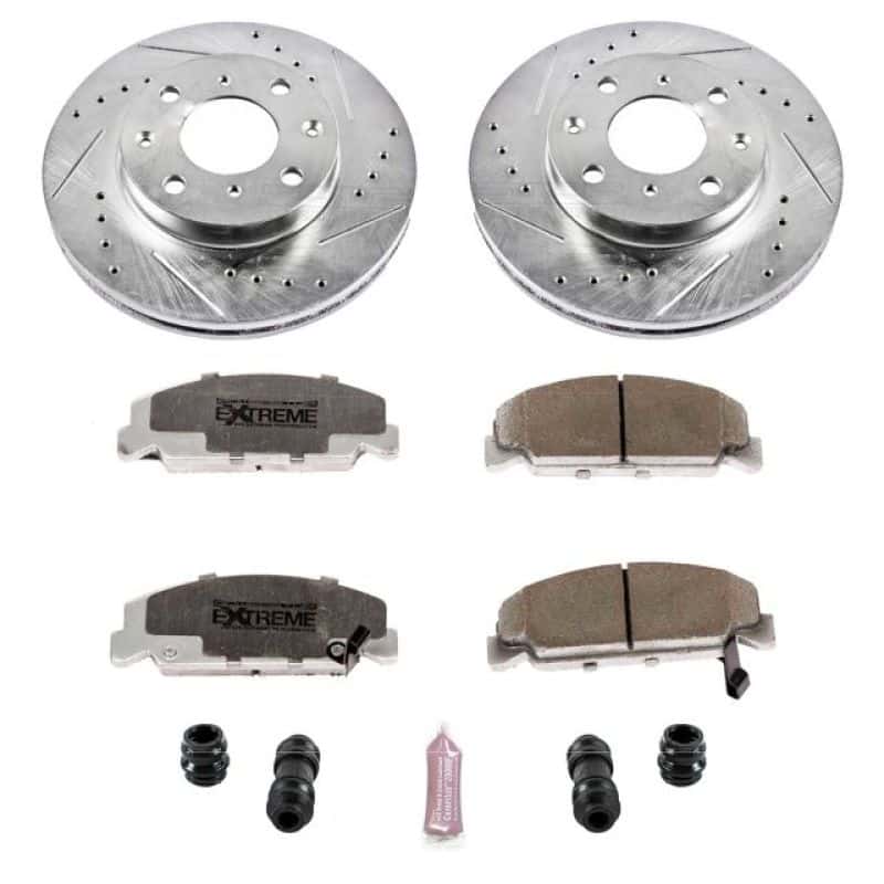 PowerStop — Power Stop 90-00 Honda Civic Front Z26 Street Warrior Brake Kit - view 1