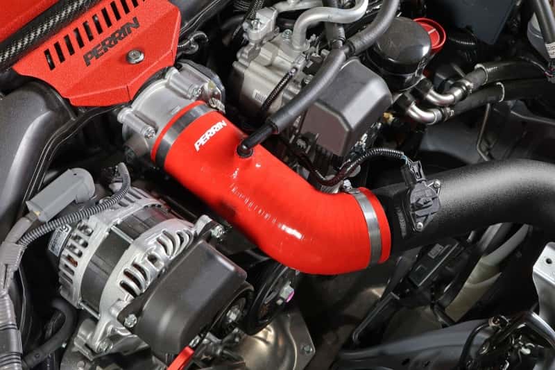 Perrin Performance — PERRIN 22-26 Subaru BRZ / Toyota GR86 Inlet Hose - Red - view 13