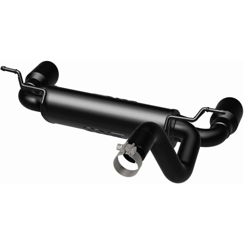 Magnaflow — MagnaFlow 2018+ Jeep Wrangler 3.6L Dual Black Tip Axle-Back Exhaust
Axle-Back
Cat-Back - view 4
