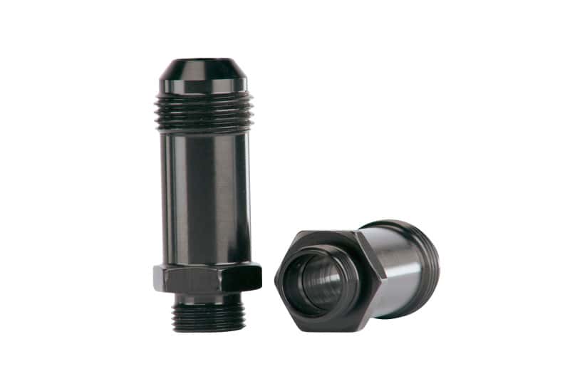 Aeromotive — Aeromotive Demon Carb AN-08 to 9/16in x 24 Thread Float Bowl Fitting - Extended
Fitting - view 3