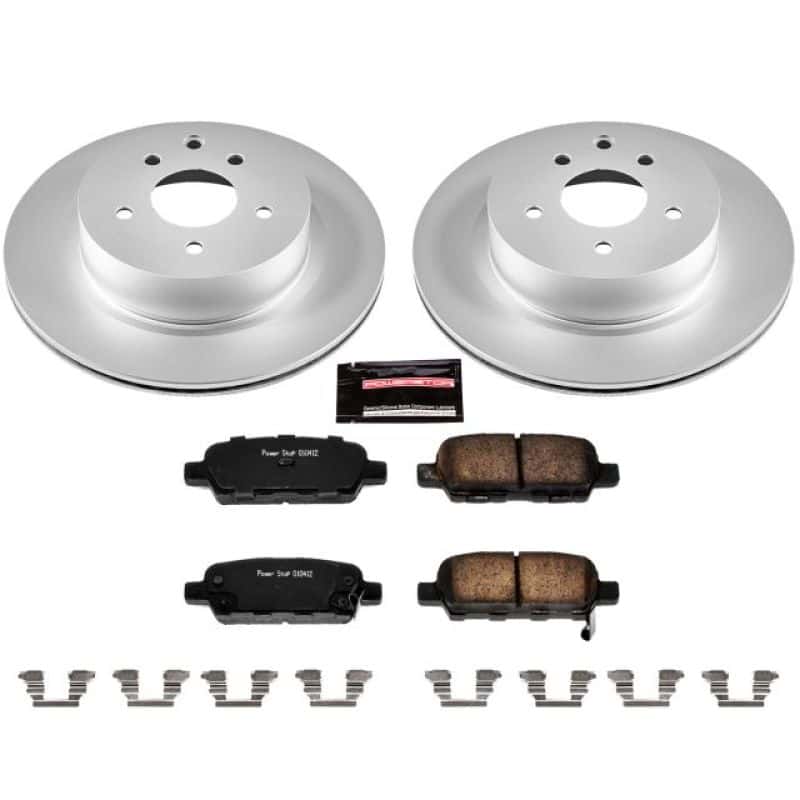 PowerStop — Power Stop 08-12 Infiniti EX35 Rear Z17 Evolution Geomet Coated Brake Kit - view 1