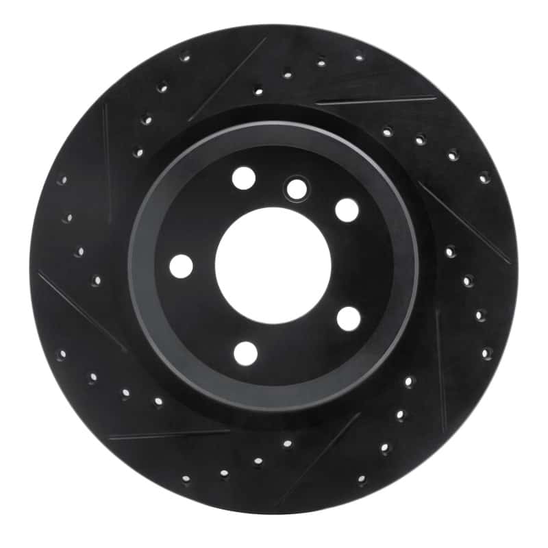 R1 Concepts — R1 06-15 BMW 335XI Rear Left Drilled & Slotted Black Brake Rotor
R1 Brake Rotor Drill - view 1