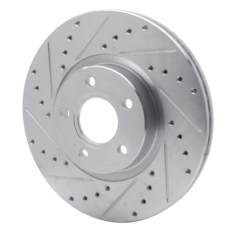 R1 Concepts — R1 04-19 Ford Escape Front Left Drilled & Slotted Silver Brake Rotor
R1 Brake Rotor Drill - view 2