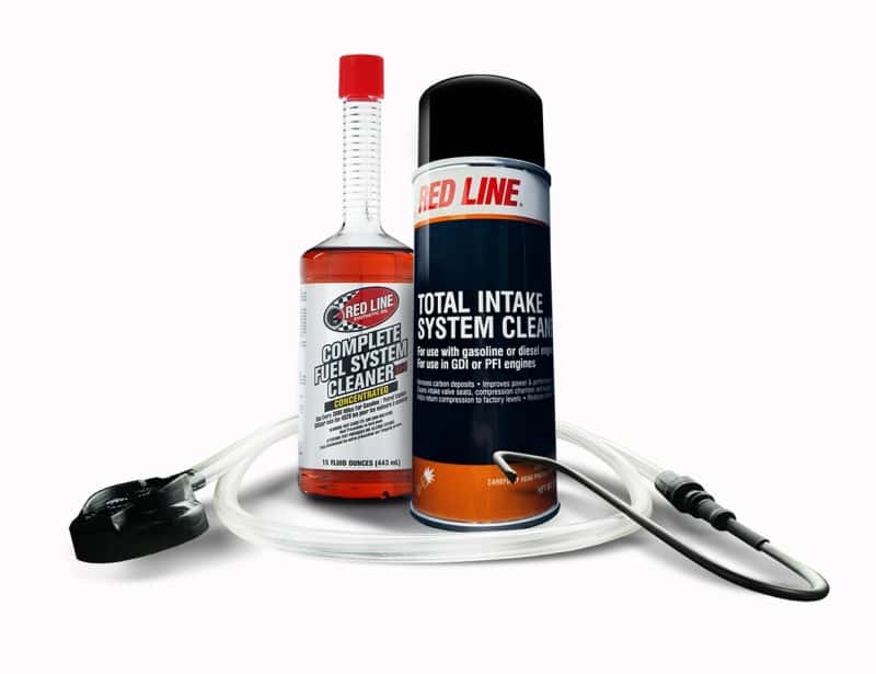 Red Line — Red Line Complete Fuel System Service Kit - Intake Cleaner/Tank Add/S-Hook App w/Hose (Aerosol) - view 1