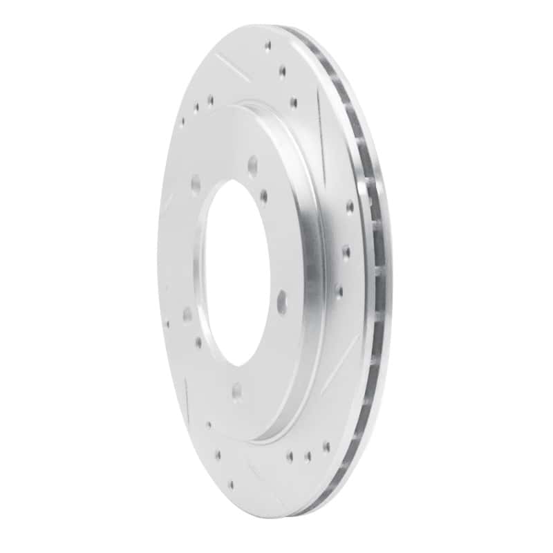 R1 Concepts — R1 99-04 Chevrolet Tracker Front Right Drilled & Slotted Silver Brake Rotor
R1 Brake Rotor Drill - view 2
