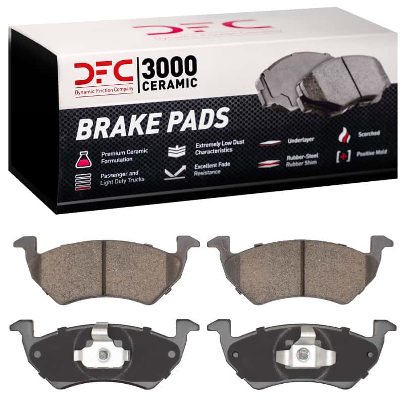 DFC — DFC 09-17 Volkswagen Gol/Saveiro Front 3000 Ceramic Brake Pads
DFC Brake Pad Set - view 1