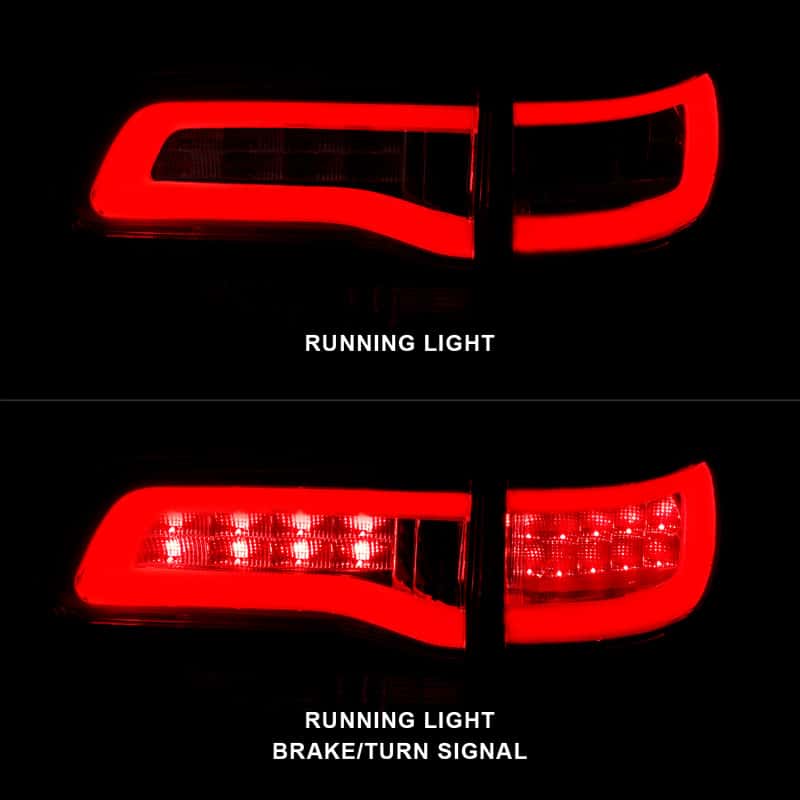 ANZO — ANZO 2014-2016 Jeep Grand Cherokee LED Taillights Red/Clear
TailLightSet - view 2