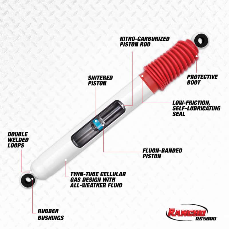 Rancho — Rancho 11-15 Chevrolet Pickup / Silverado 2500HD 3/4 Ton RS5000 Steering Stabilizer
Steering Damper - view 2