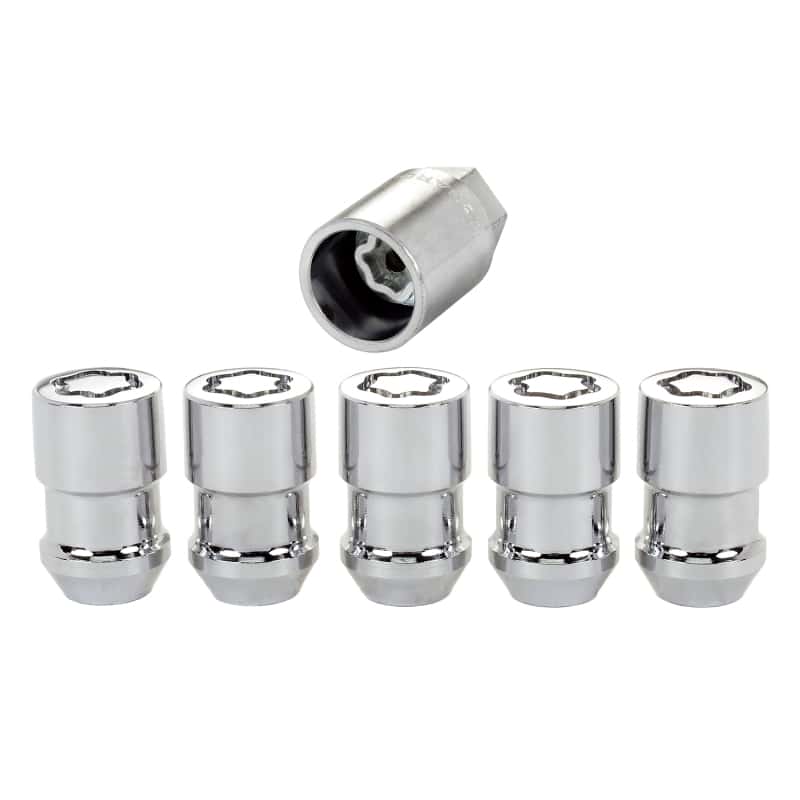 McGard — McGard Wheel Lock Nut Set - 5pk. (Cone Seat) M12X1.5 / 3/4 Hex / 1.46in. Length - Chrome - view 1