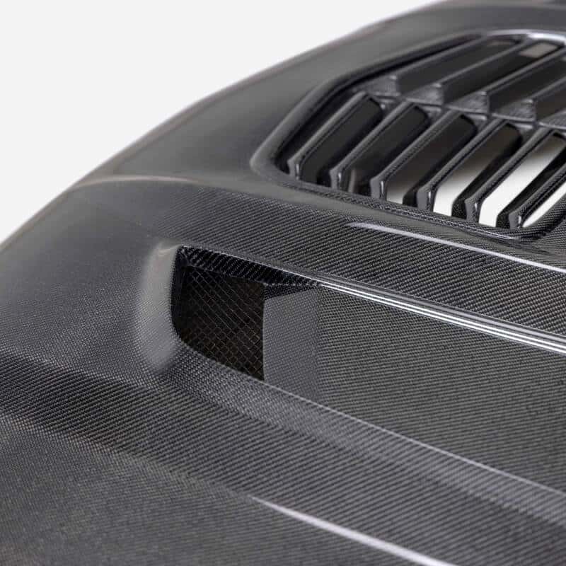 Anderson Composites — Anderson Composites 20-24 Chevy Silverado Type-T2 Carbon Fiber Hood - view 7