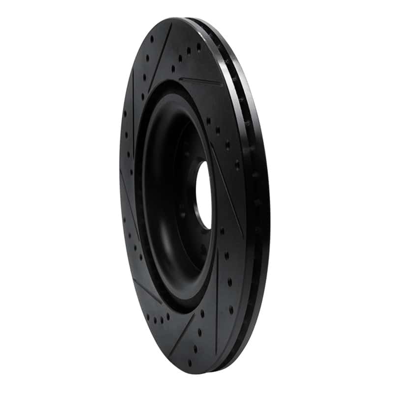 R1 Concepts — R1 14-21 Jaguar F-Type Rear Right Drilled & Slotted Black Brake Rotor
R1 Brake Rotor Drill - view 4