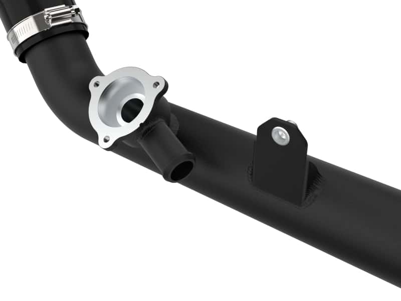 aFe — aFe 20-23 Ford Explorer ST V6 3.0L (tt) BladeRunner Aluminum Hot and Cold Charge Pipe Kit - Black
Charge Pipe Kit - view 4
