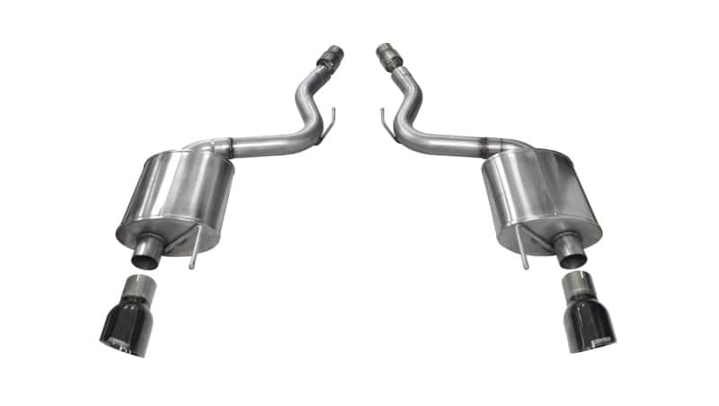 CORSA Performance — Corsa 2015-2017 Ford Mustang GT 5.0 3in Axle Back Exhaust Black Dual Tips (Touring)
Exhaust - view 1