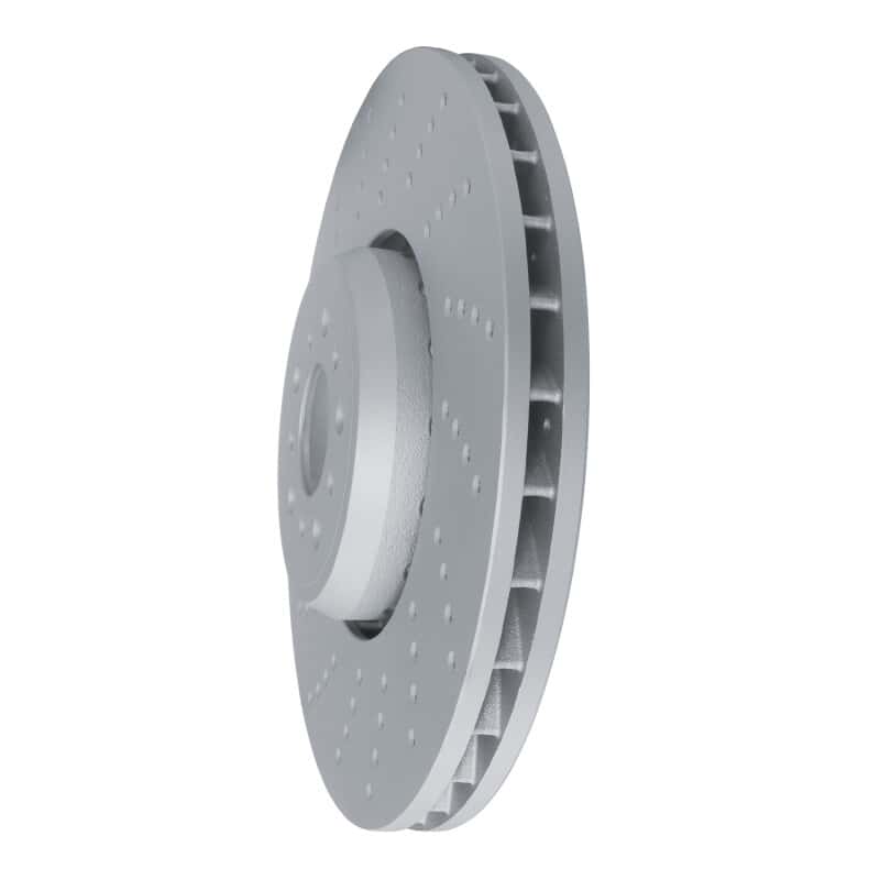 DFC — DFC 20-25 BMW X6 Left Front Drilled Hi-Carbon Alloy Geomet Coated Rotor - view 1