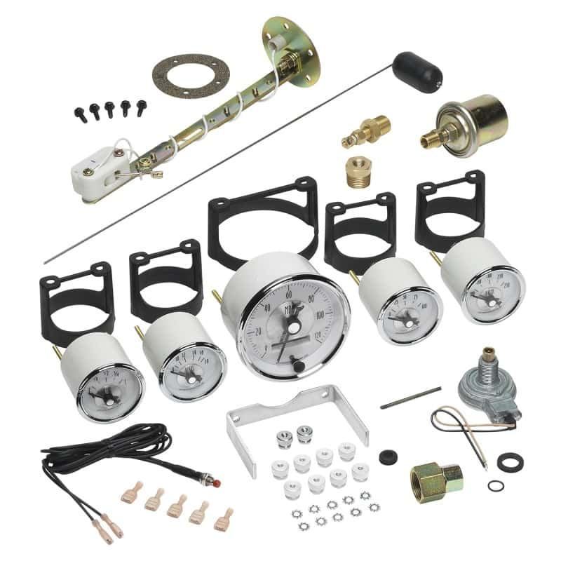 AutoMeter — Autometer Prestige Series Pearl 5 Piece Gauge Kit
PRESTIGE WHITE 5 PC. - view 2