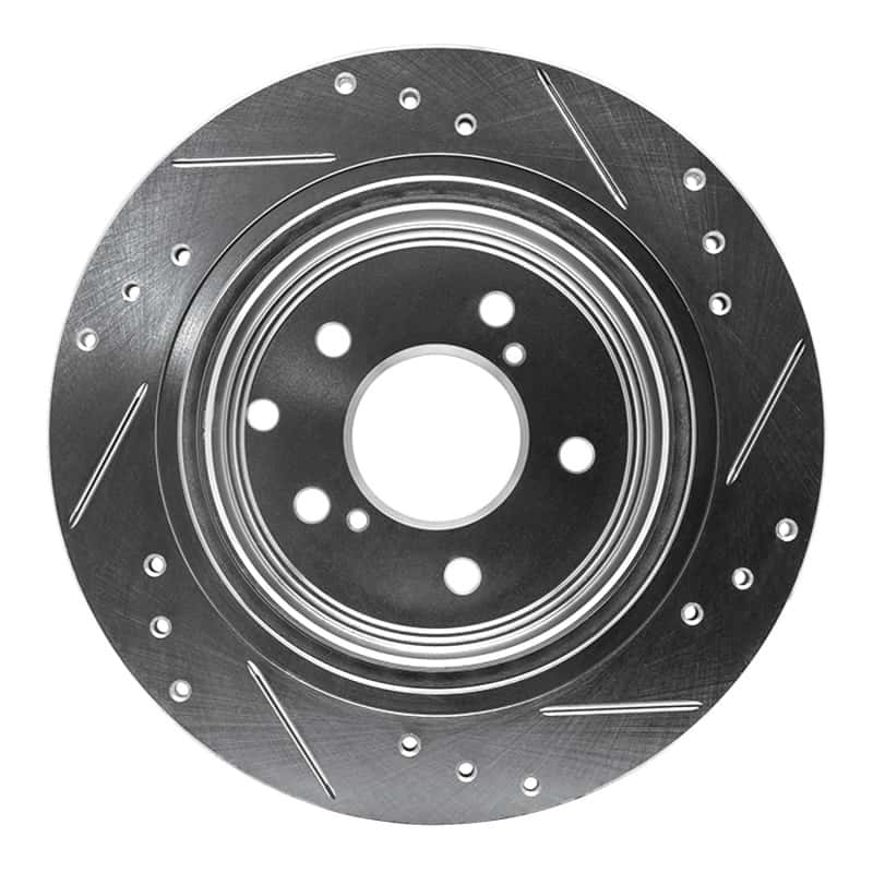 R1 Concepts — R1 89-96 Nissan 300ZX Turbo Rear Left Drilled & Slotted Silver Brake Rotor
R1 Brake Rotor Drill - view 5