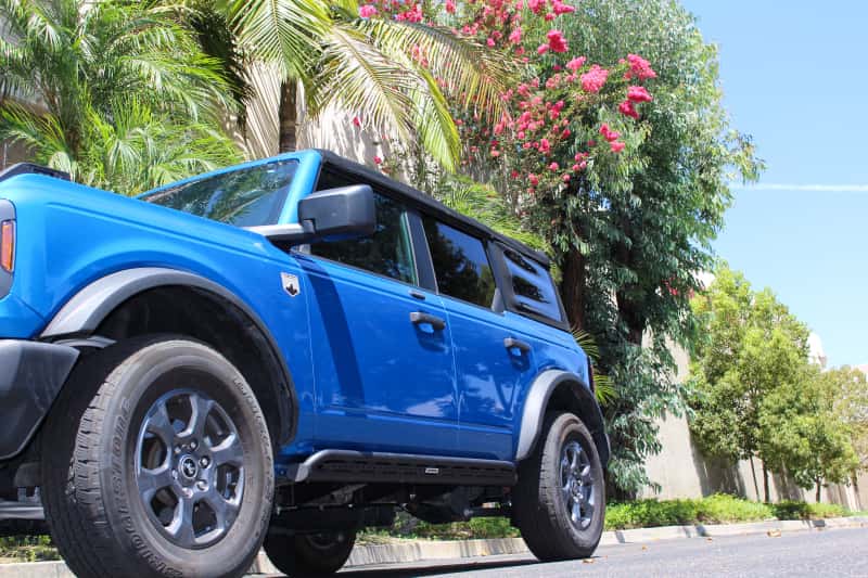 Go Rhino — Go Rhino 21-24 Ford Bronco 4WD 4dr (Excl. Bronco Sport) Frame Mount Sliders - Tex. Blk
Frame Mount Sliders - view 3