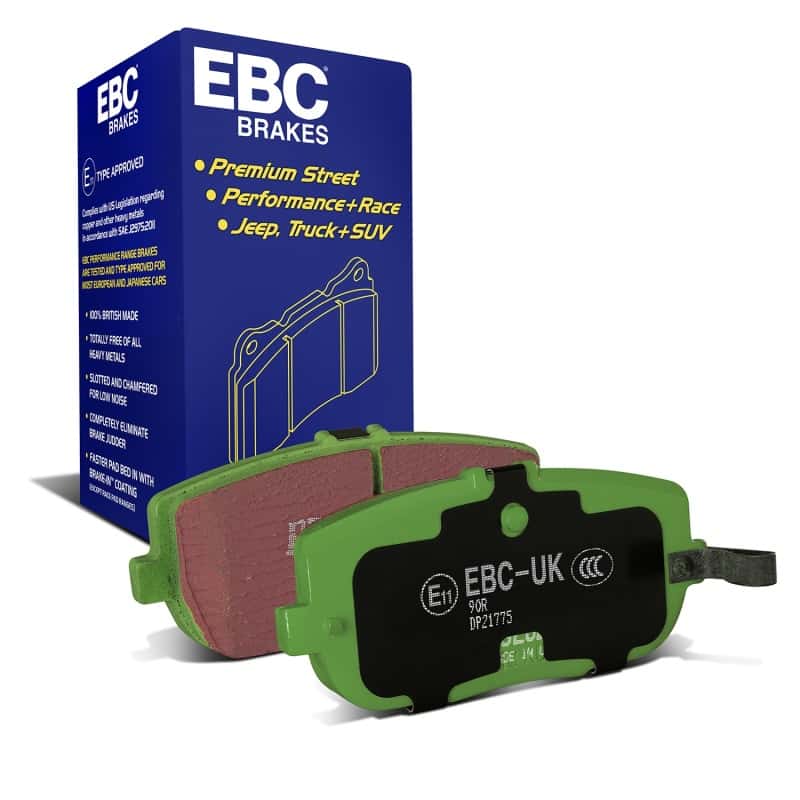 EBC — EBC 06-15 Mazda Miata MX5 2.0 Greenstuff Rear Brake Pads
Disc Brake Pad - view 1