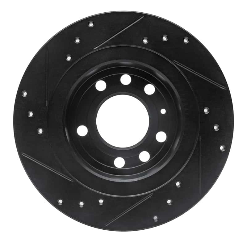 R1 Concepts — R1 06-10 Pontiac Solstice Rear Right Drilled & Slotted Black Brake Rotor
R1 Brake Rotor Drill - view 5