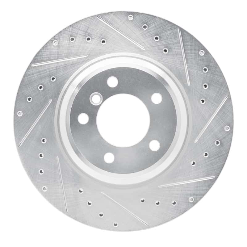 R1 Concepts — R1 07-15 BMW 335XI Front Right Drilled & Slotted Silver Brake Rotor
R1 Brake Rotor Drill - view 1