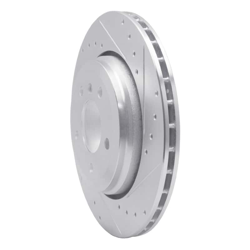 R1 Concepts — R1 01-06 BMW 330I Rear Right Drilled & Slotted Silver Brake Rotor
R1 Brk Rot Drl Slt - view 2