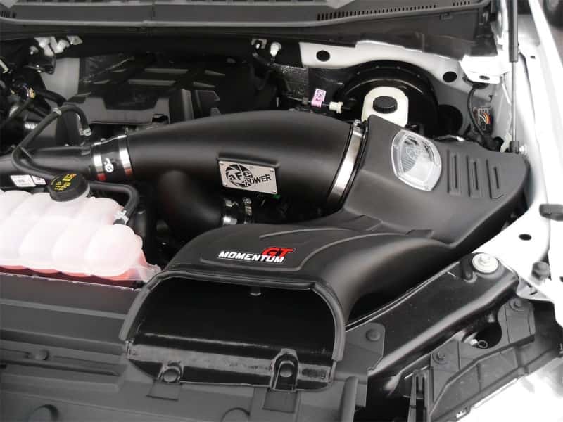 aFe — aFe Momentum GT Pro DRY S Intake System 2016 Ford F-150 EcoBoost V6-2.7L/3.5L (tt)
Momentum GT Intake - view 6