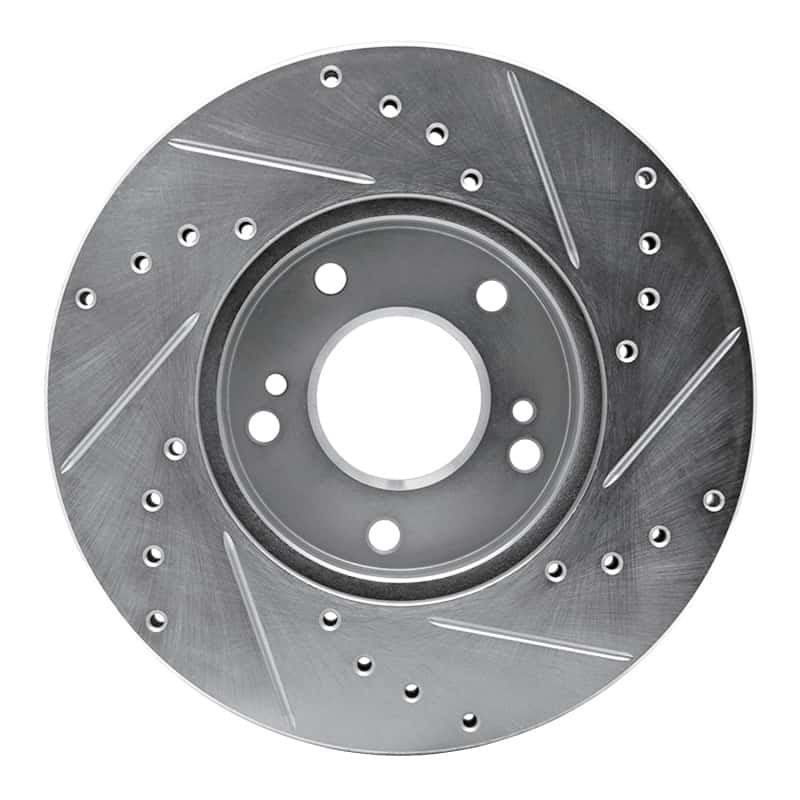 R1 Concepts — R1 89-90 Nissan 300ZX Front Left Drilled & Slotted Silver Brake Rotor
R1 Brake Rotor Drill - view 5