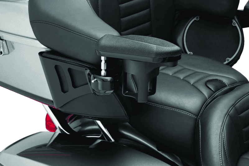 Kuryakyn — Kuryakyn Passenger Armrests 14-Up Touring and Tri Glide Black - view 2