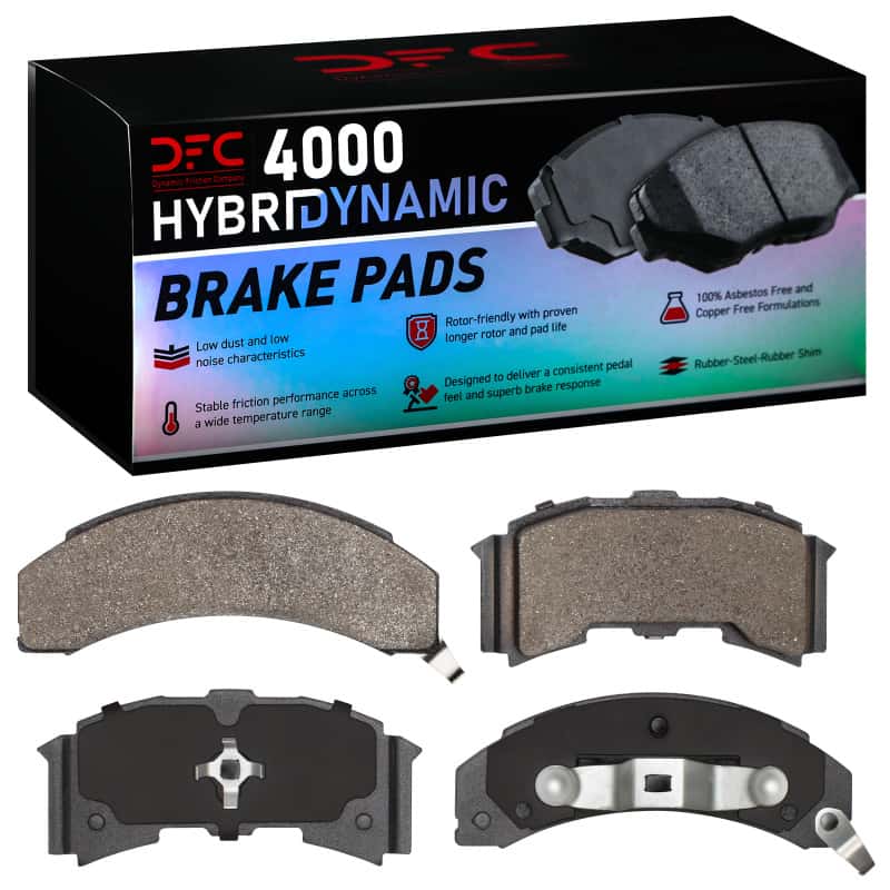 DFC — DFC 84-87 Pontiac Fiero Front 4000 HybriDynamic Brake Pads
DFC Brake Pad Set - view 1