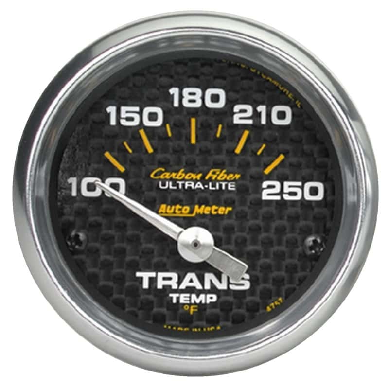AutoMeter — Autometer Carbon Fiber 52mm 100-250 Deg F Electronic Trans Temperature Gauge
GA 2" TRANST ELEC CF - view 2
