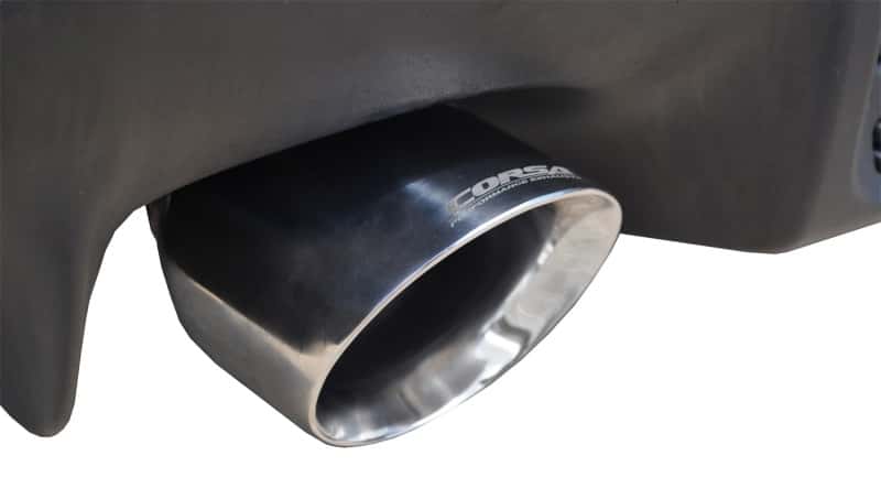 CORSA Performance — Corsa 2008-2015 Mitsubishi Lancer Evolution X Sedan 2.0L Polished Sport Dual Rear Cat-Back Exhaust
Exhaust - view 7