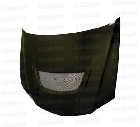 Seibon — Seibon 03-07 Mitsubishi Evo 8 & 9 OEM Carbon Fiber Hood - view 3