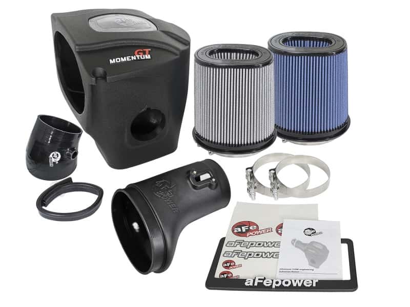 aFe — aFe Momentum Air Intake System PRO 5R w/ Extra Filter 2015 Dodge Challenger SRT Hellcat 6.2L (sc)
Momentum GT Intake - view 6