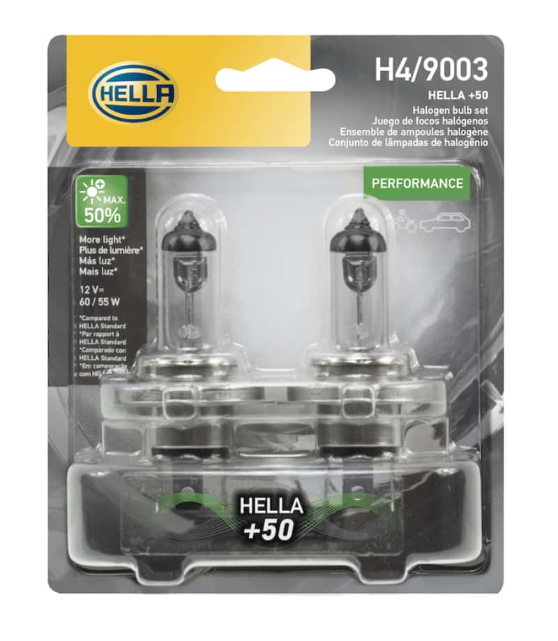 Hella — Hella Bulb H4 12V 60/55W P43T T4625 +50 (2)
H4P50TB Halogen Bulb - view 4