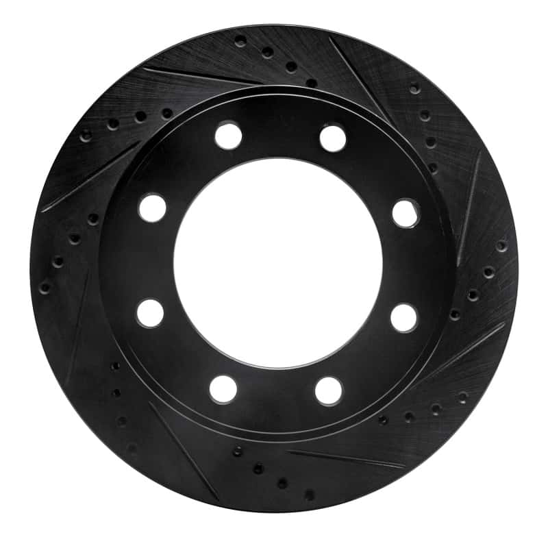 R1 Concepts — R1 99-05 Ford F-250 4WD (Super Duty) Front Right Drilled & Slotted Black Brake Rotor
R1 Brake Rotor Drill - view 1