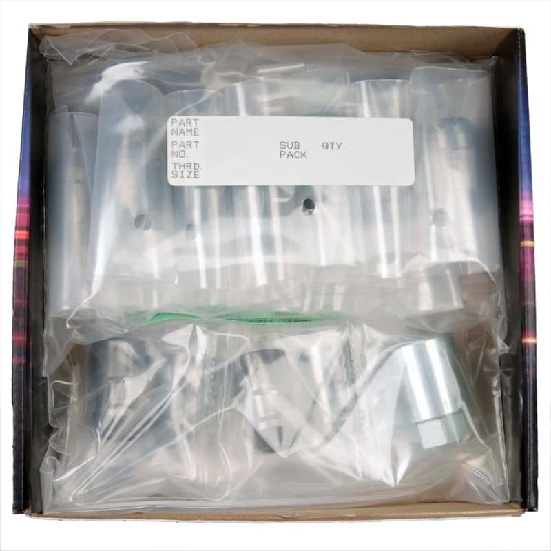 McGard — McGard 5 Lug Hex Install Kit w/Locks (Cone Seat Nut / Bulge) 1/2-20 / 3/4 Hex / 1.45in. L - Black - view 6