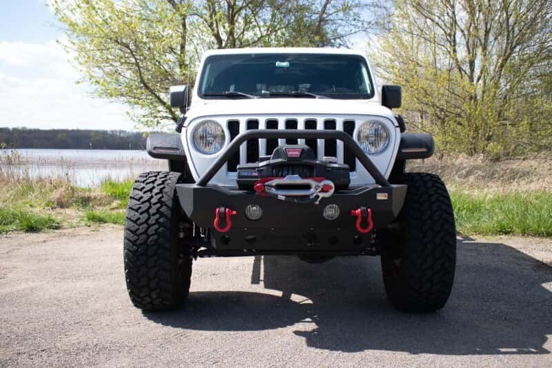 Fishbone Offroad — Fishbone Offroad 2018+ Jeep Wrangler JL/JLU/2020+ Gladiator JT Steel Front Fender Flares - Black - view 8