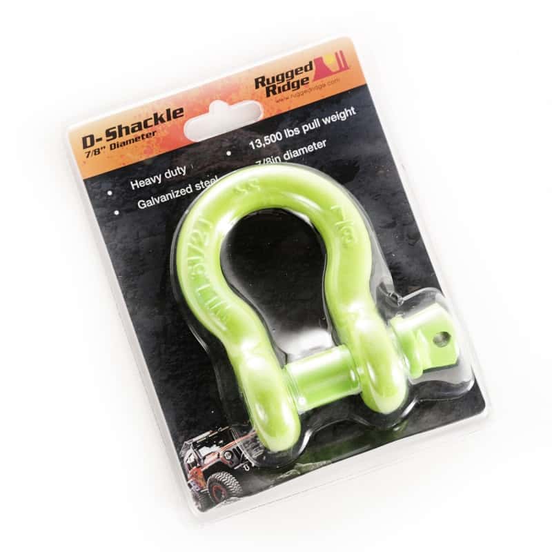 Rugged Ridge — Rugged Ridge Green 13500lb 7/8in D-Shackle
OFFROAD_RECOVERY
D-Ring - view 4