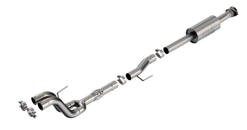 Borla — Borla 21-23 Ford Tremor 3.5L V6 AT 4WD 4DR CC SB 3in ATAK Mid-Section Exhaust
Mid-Pipe - view 1