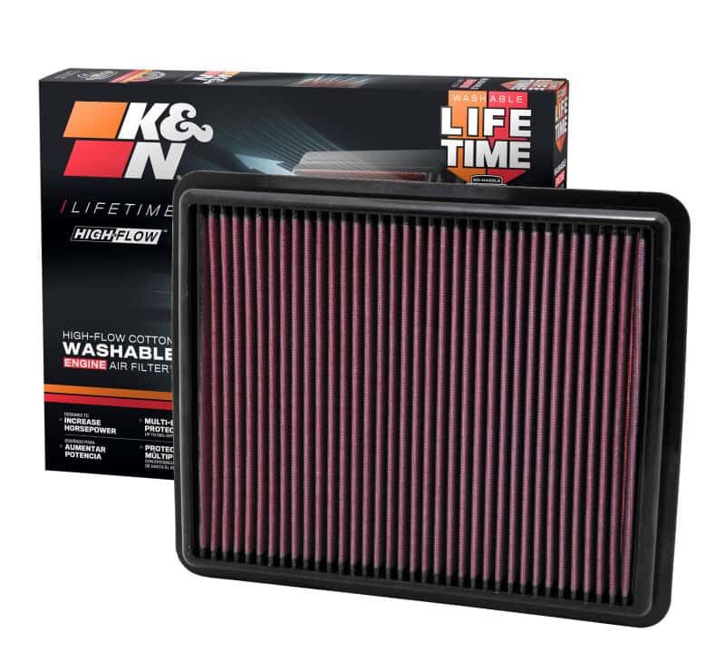 K&N Engineering — K&N Replacement Air Filter 10-12 Hyundai Santa Fe/Kia Sorrento / 11-12 Hyundai Sonata/Kia Optima
Replacement Air Filt
Air Filter - view 5