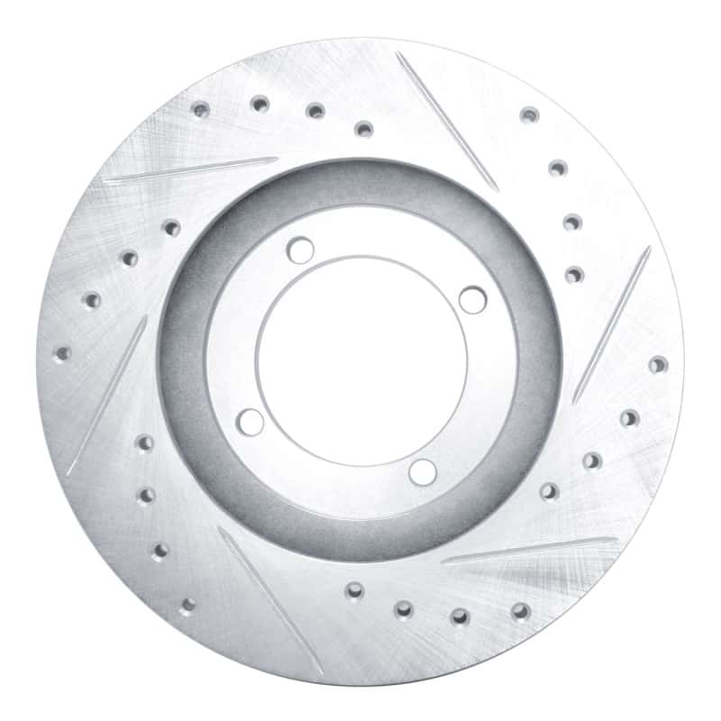 R1 Concepts — R1 92-98 Hyundai TIBURON Front Left Drilled & Slotted Silver Brake Rotor
R1 Brake Rotor Drill - view 5