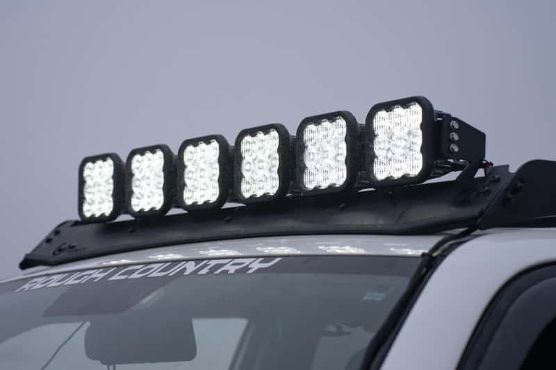 Diode Dynamics — Diode Dynamics Prinsu/Sherpa Roof Racks- SS5 7-Pod CrossLink Mounting Kit - Pro White Combo - view 4