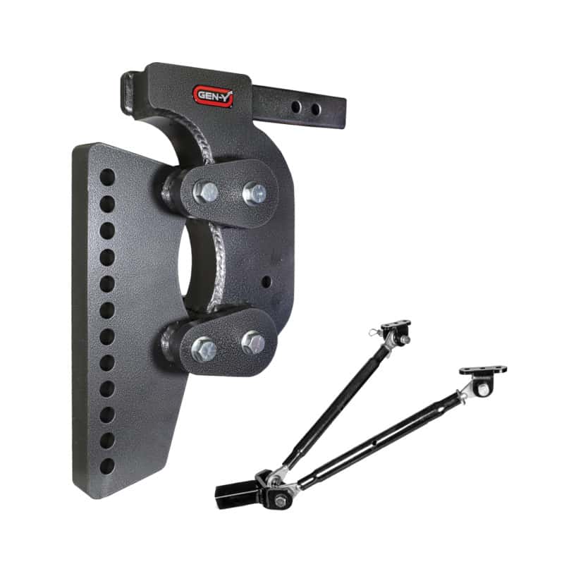 GEN-Y Hitch — Gen-Y The Boss Torsion-Flex 2in Weight Distribution Shank 15.5in Drop 16K Hitch w/Stabilizer Kit
Weight Distrib Shank - view 2