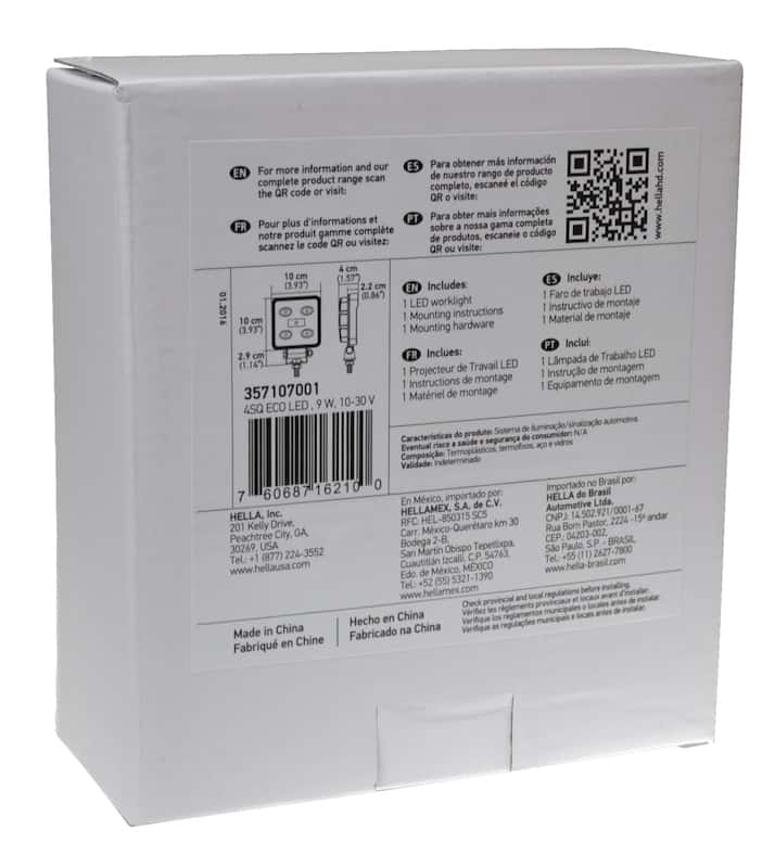 Hella — Hella ValueFit Work Light 4SQ LED MV CR LT - view 19